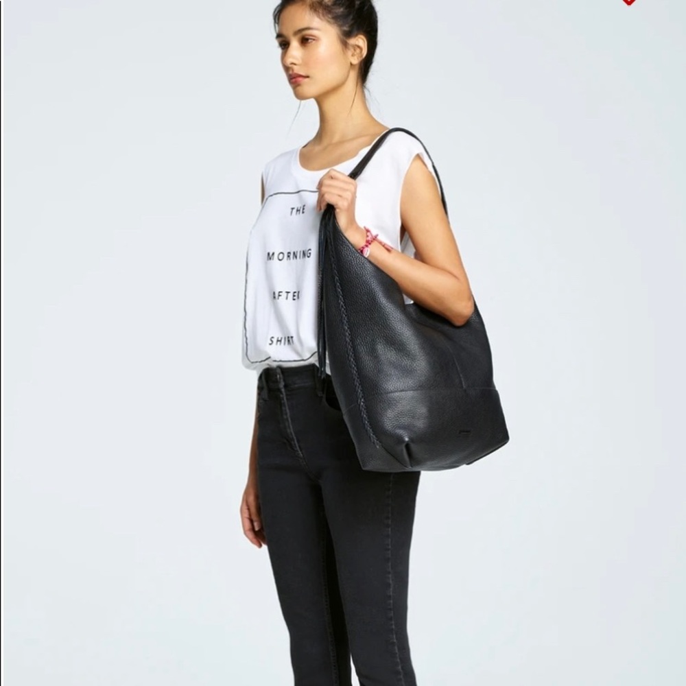 Rebecca Minkoff Ulined Slouchy Hobo With Whipstich